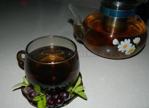 Смородиновый чай с мятой